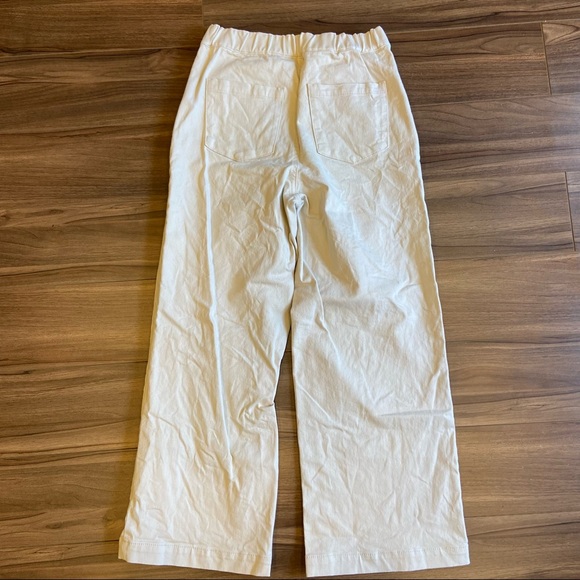 Oak + Fort Cream Pants - S - Picture 5 of 5